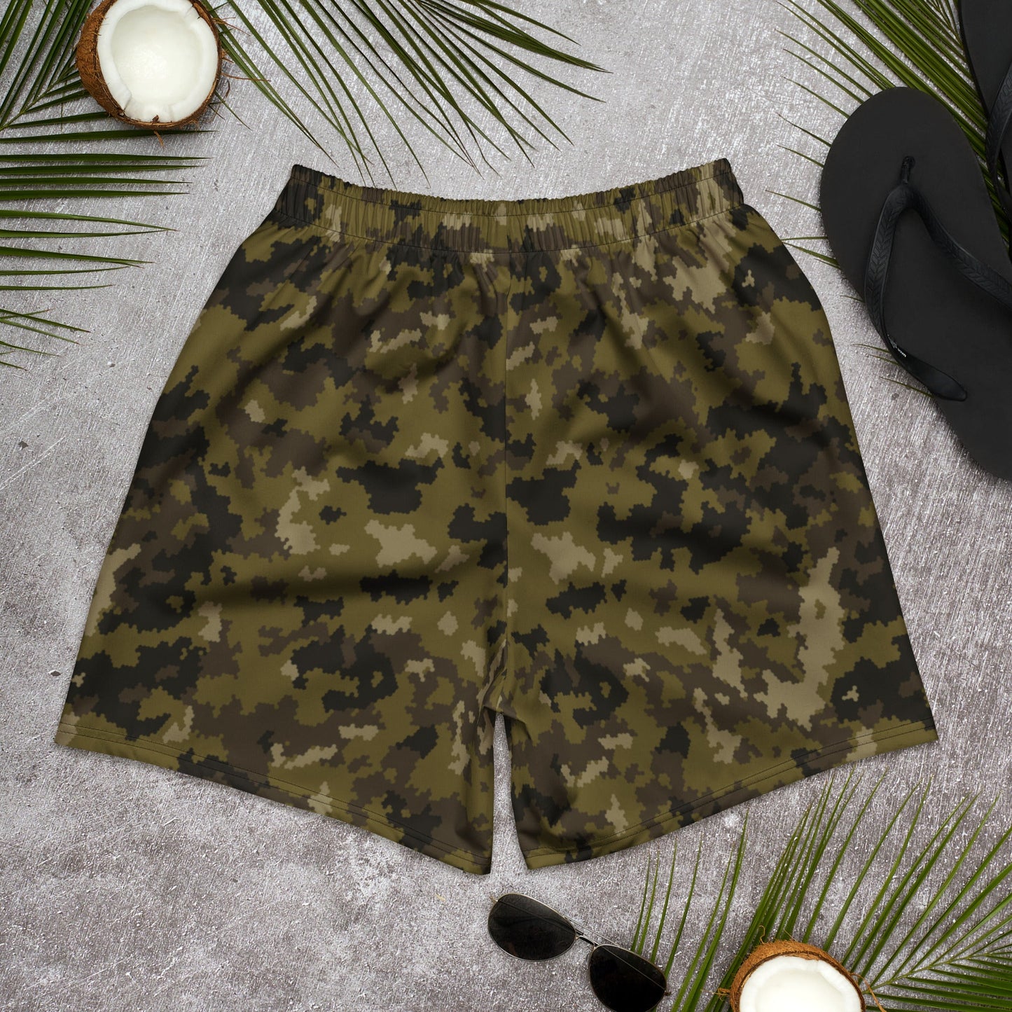 HexTarn Mountain CAMO Unisex Athletic Long Shorts