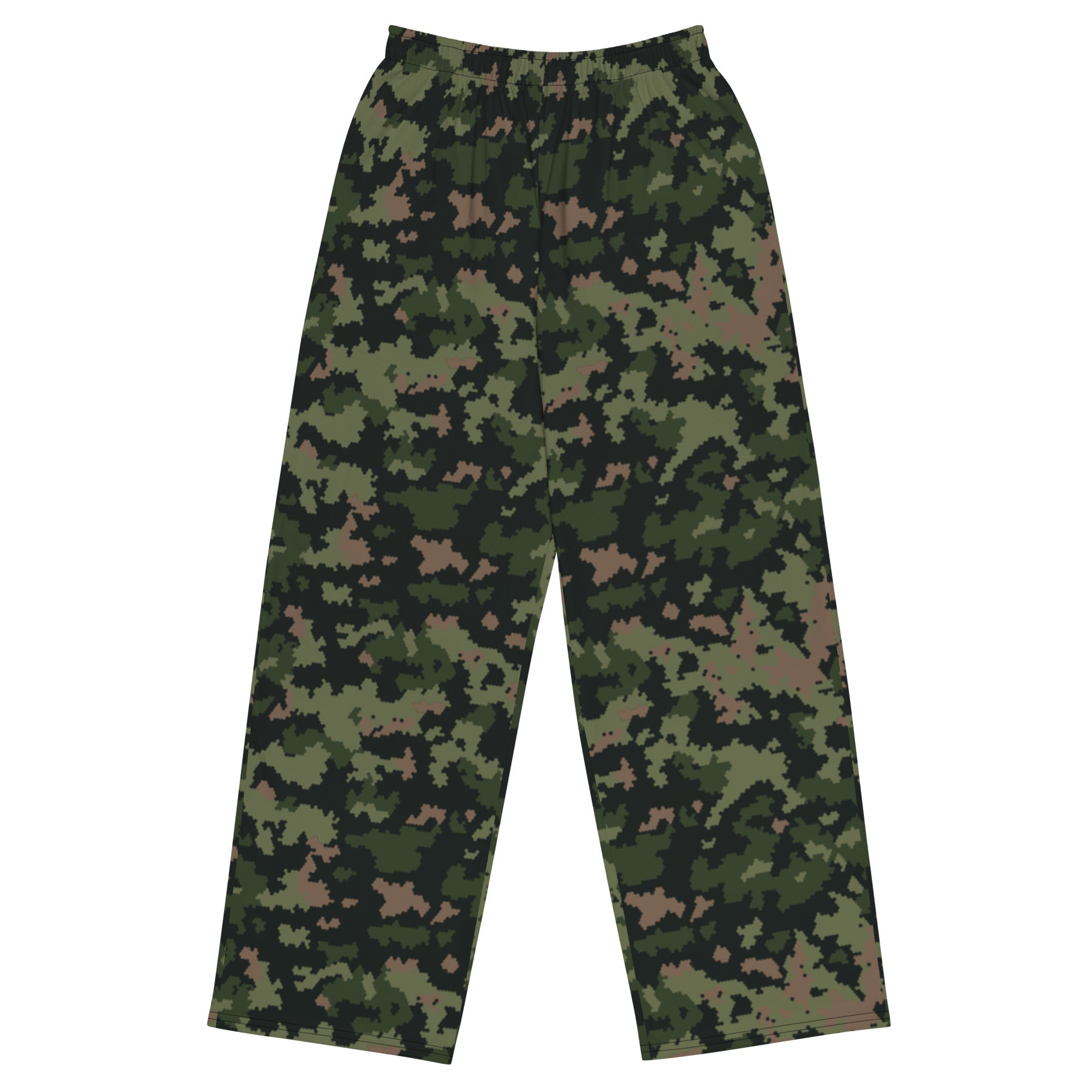 CAMO HQ - HexTarn Tropical CAMO Unisex Wide-Leg Leisure Pants