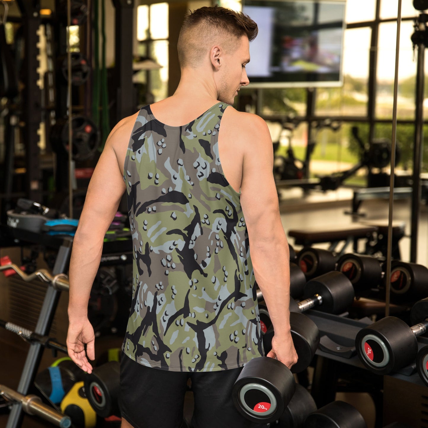 Iranian Chocolate Chip Naval Infantry CAMO Unisex Tank Top