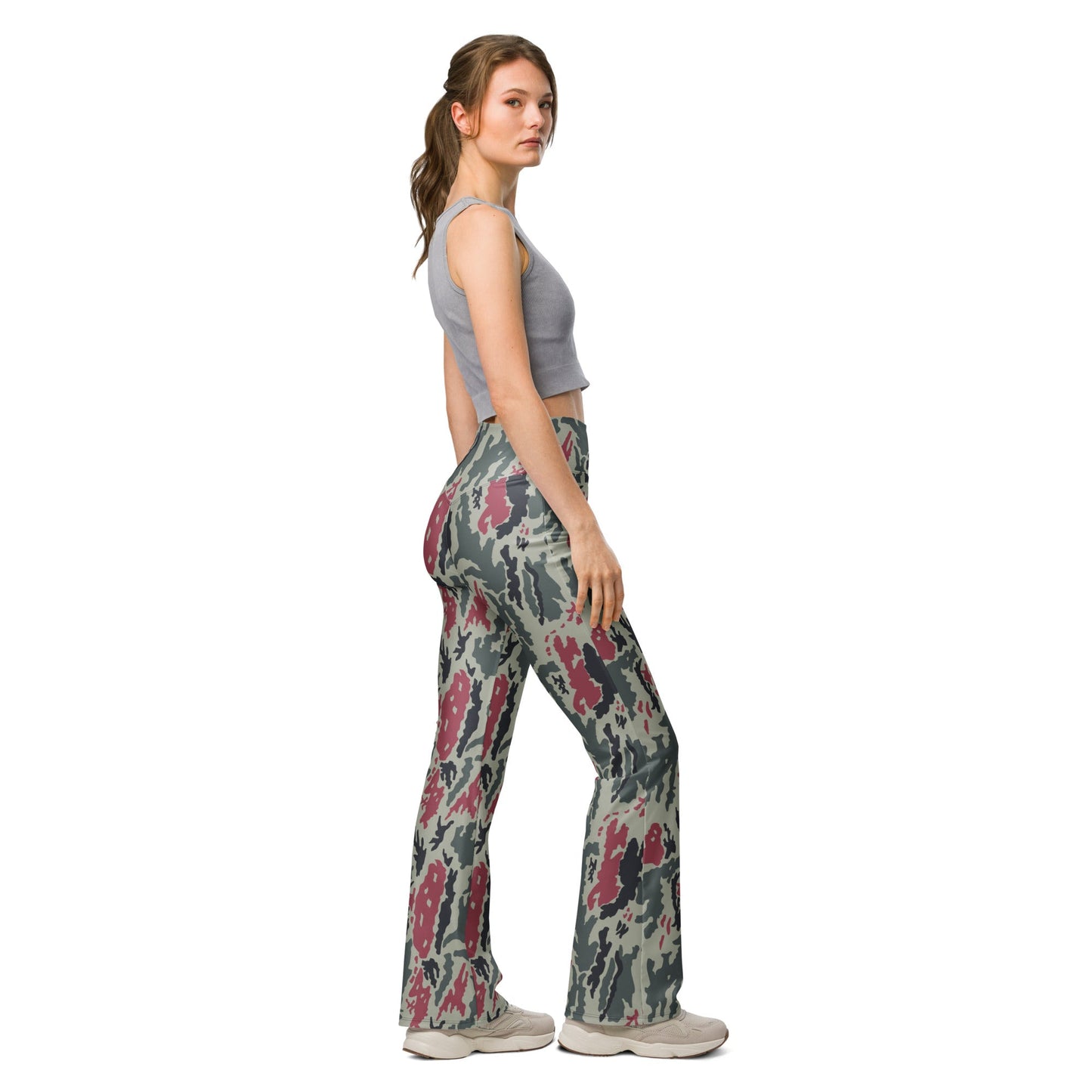 Iranian Island CAMO Womens Flare Leggings