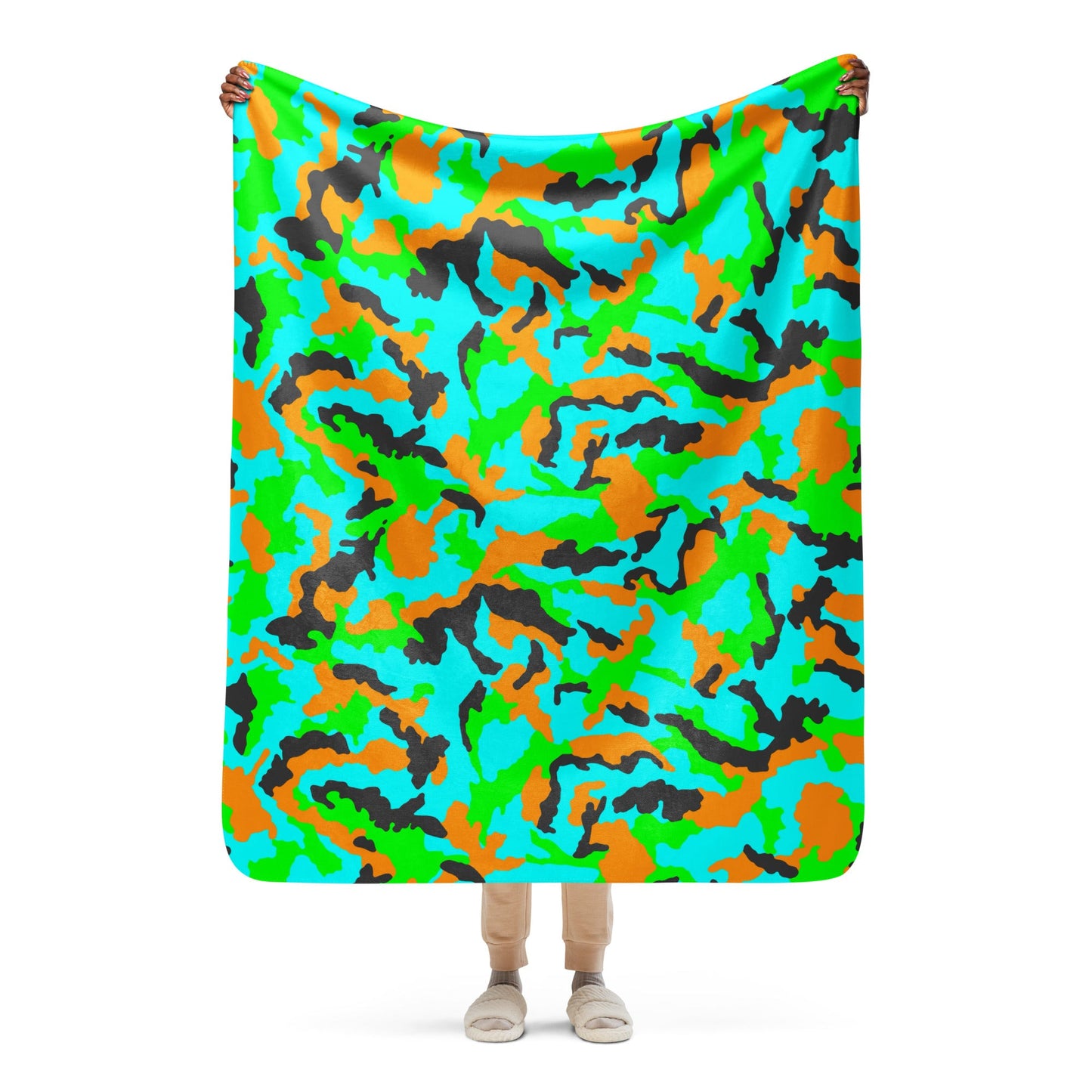 Irish DPM Intrepid CAMO Sherpa blanket - 50″×60″ - Blankets