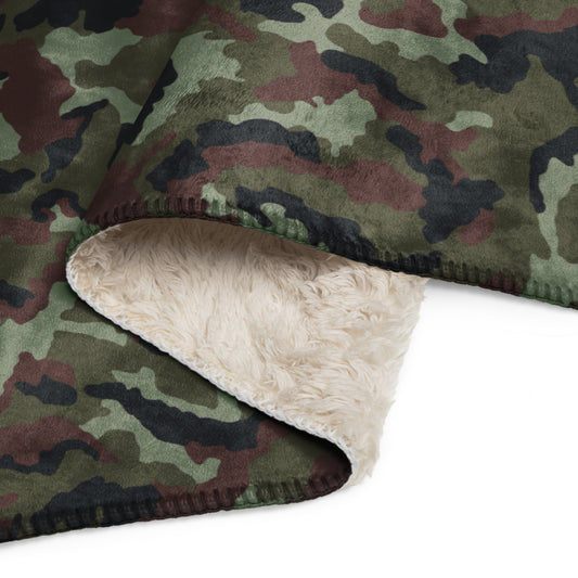 Irish DPM Woodland CAMO Sherpa blanket - Blanket