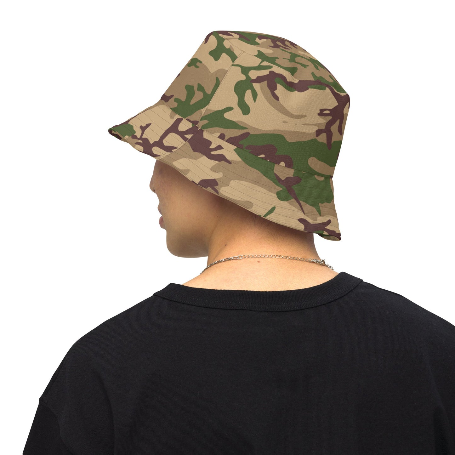 Italian Mimetico Deserto CAMO Reversible bucket hat - Bucket Hats