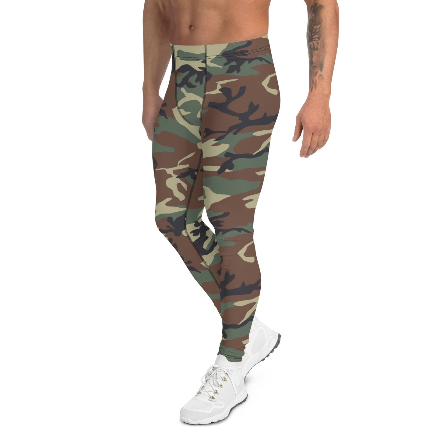 Italian Mimetico Roma 90 Woodland CAMO Mens Leggings