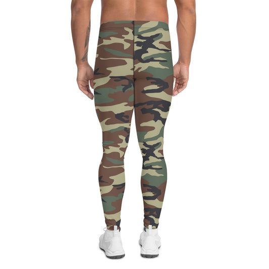 Italian Mimetico Roma 90 Woodland CAMO Mens Leggings