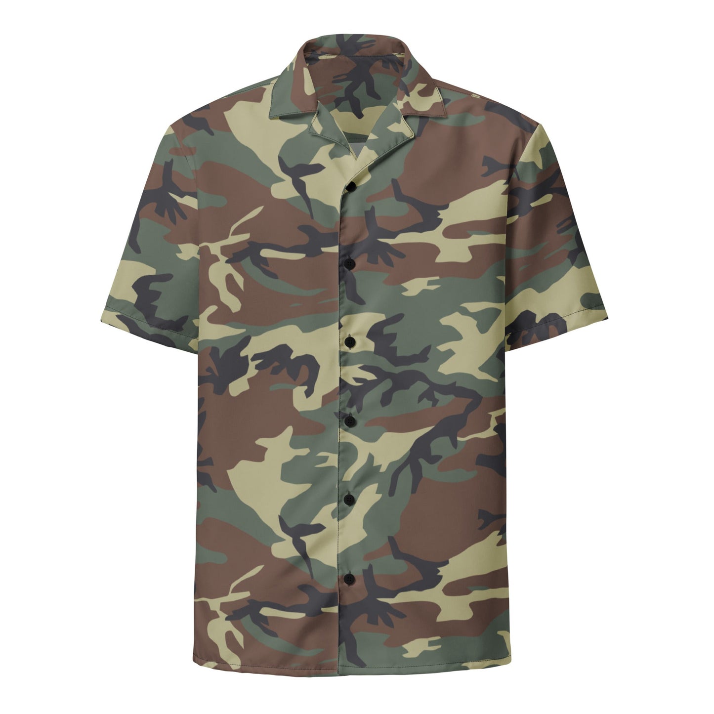Italian Mimetico Roma 90 Woodland CAMO Unisex button shirt Button Shirts
