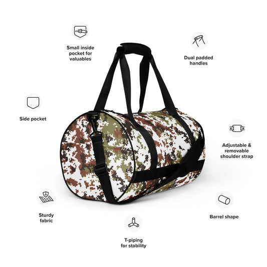 Italian Mimetico Vegetata Alpine CAMO gym bag - Gym Bags