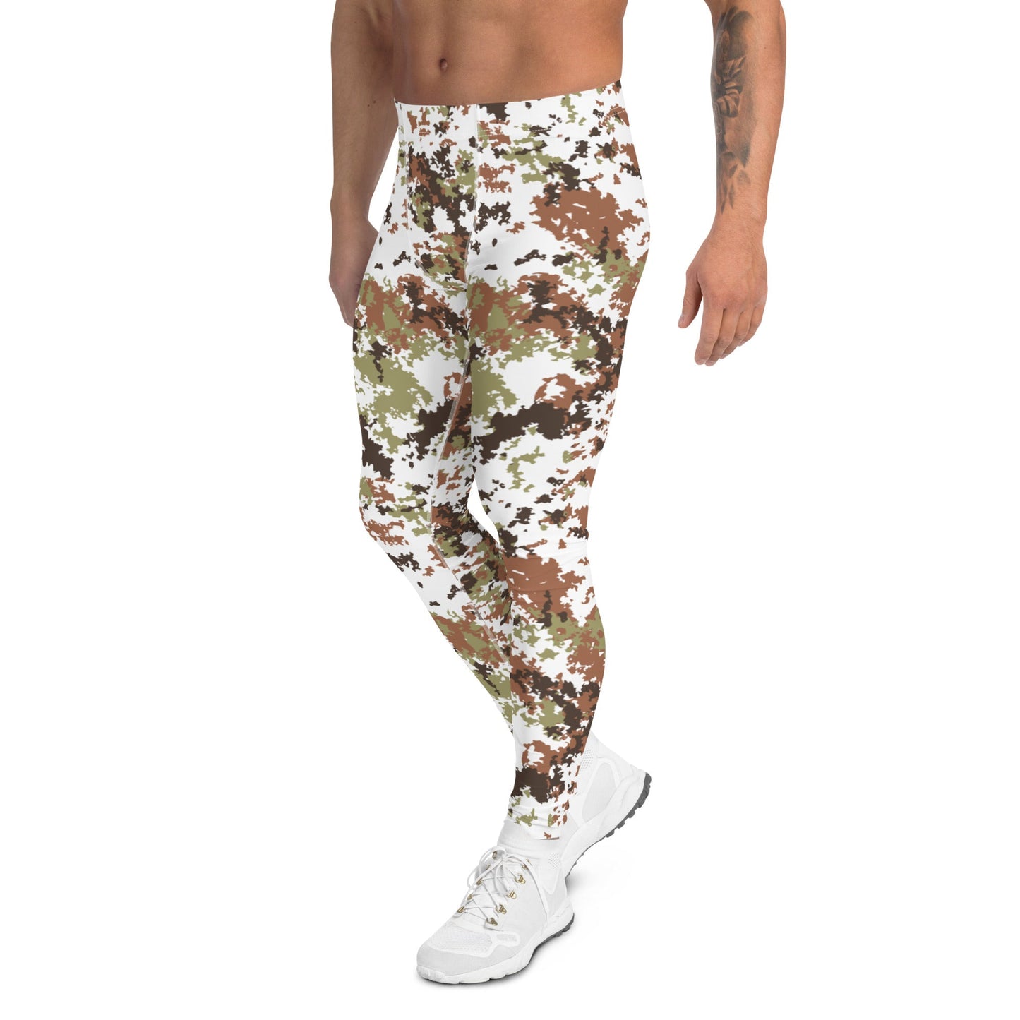 Italian Mimetico Vegetata Alpine CAMO Mens Leggings