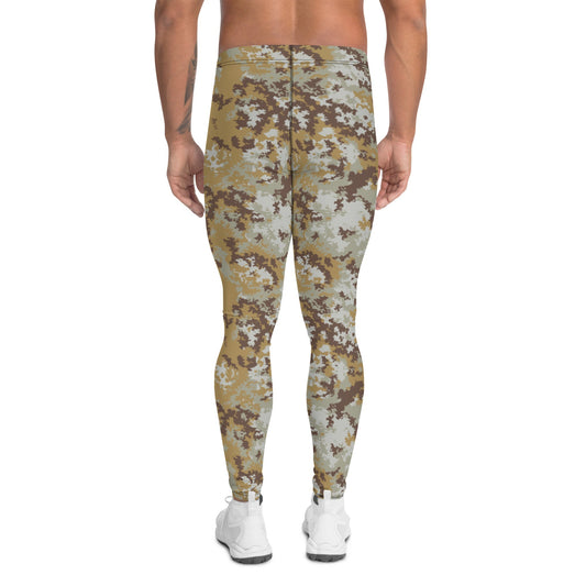 Italian Mimetico Vegetata Desert CAMO Mens Leggings