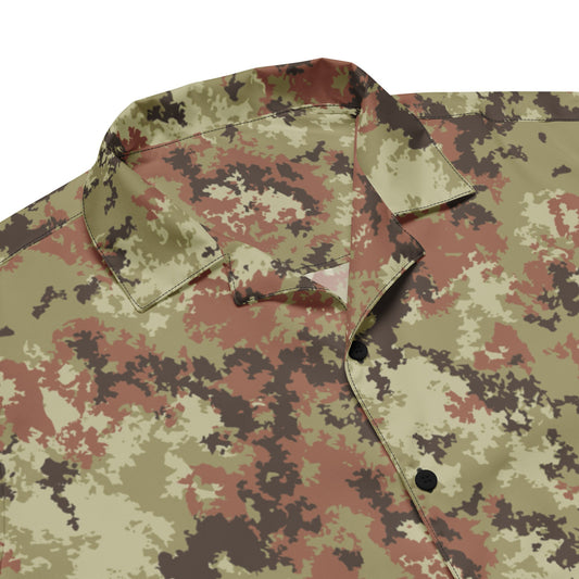 Italian Mimetico Vegetata CAMO Unisex button shirt Button Shirts