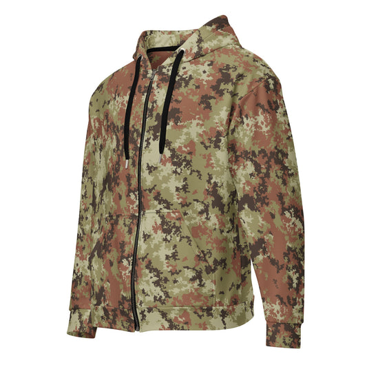 Italian Mimetico Vegetata CAMO Unisex zip hoodie - Zip Hoodies
