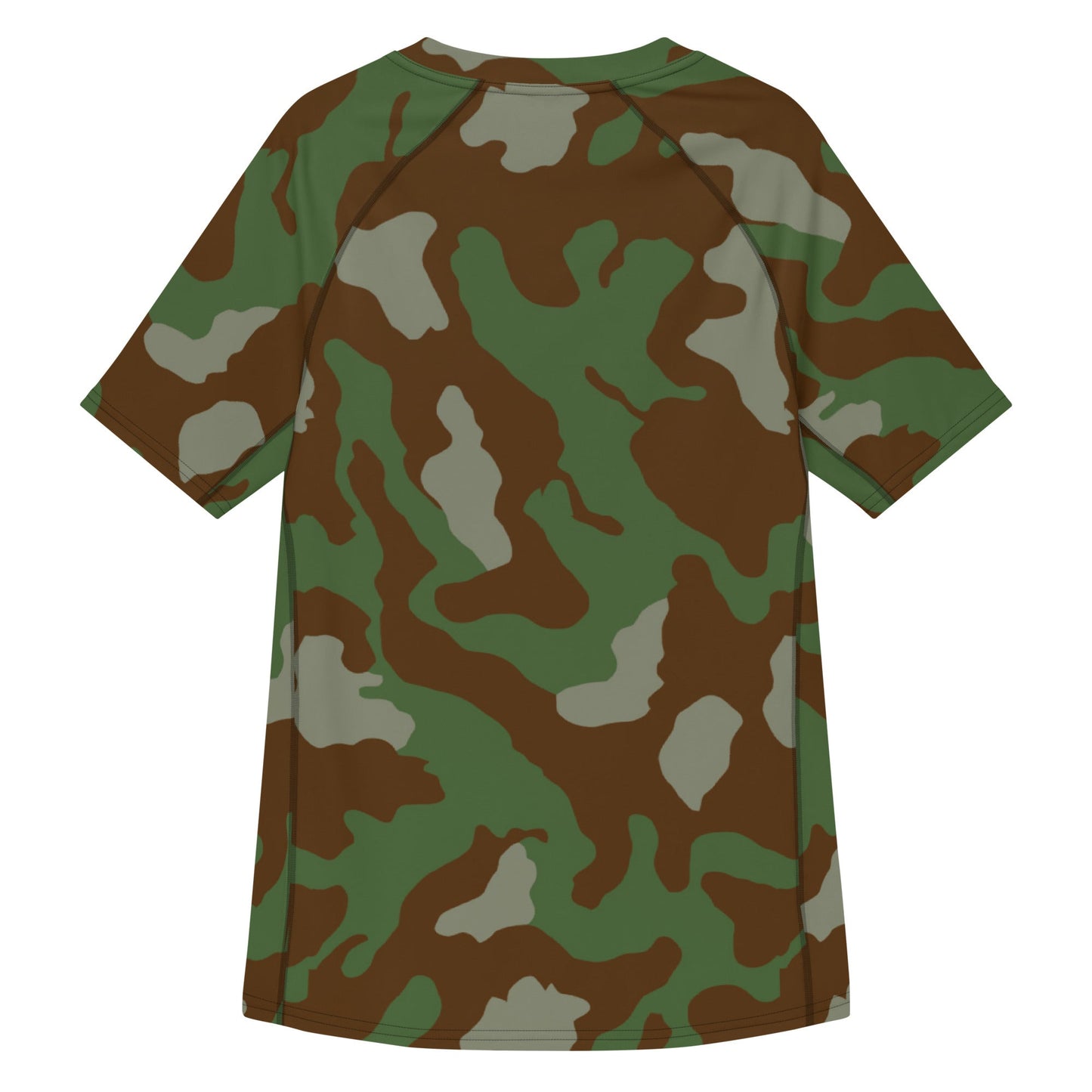 Italian Telo Mimetico Woodland CAMO Mens Short-Sleeve Rash Guard - Short-sleeve Guards