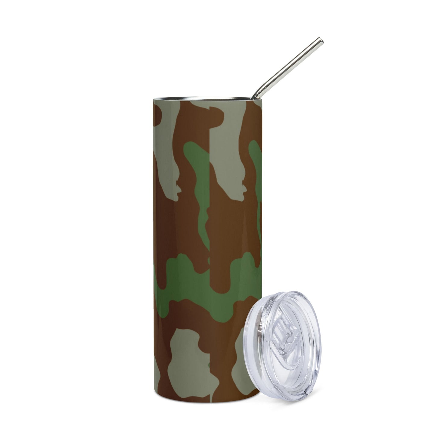Italian Telo Mimetico Woodland CAMO Stainless steel tumbler - Steel Tumblers