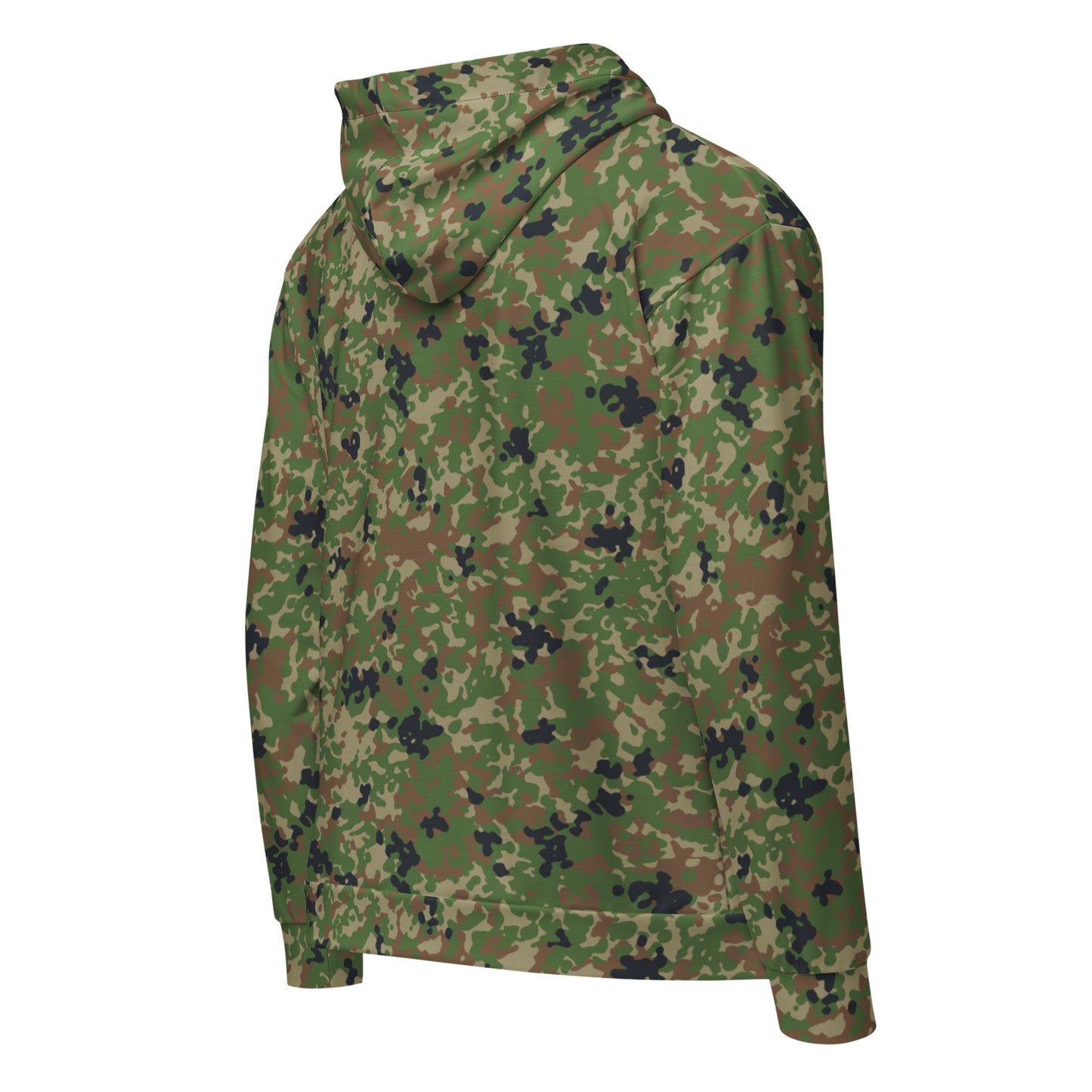 Japanese Flecktarn Jietai Woodland CAMO Unisex zip hoodie - Zip Hoodies