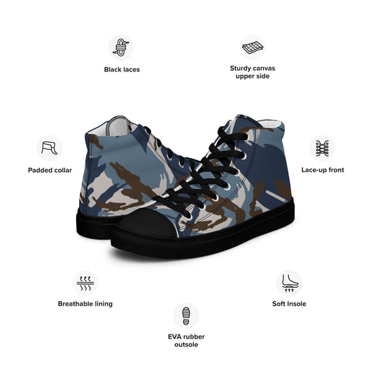 Jordanian DPM Al Darak Urban CAMO Mens high top canvas shoes - High Top Canvas Shoes