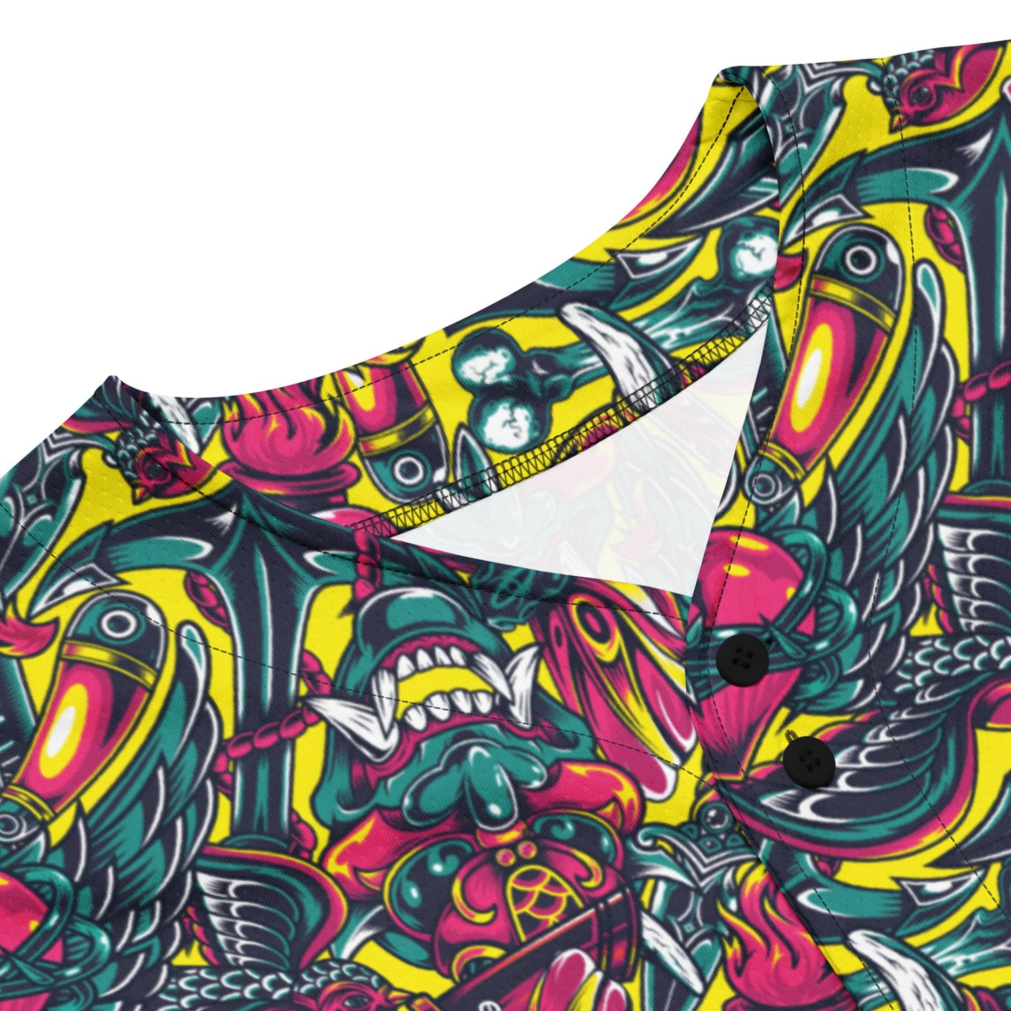 Kabuki Chaos CAMO baseball jersey - Baseball Jerseys