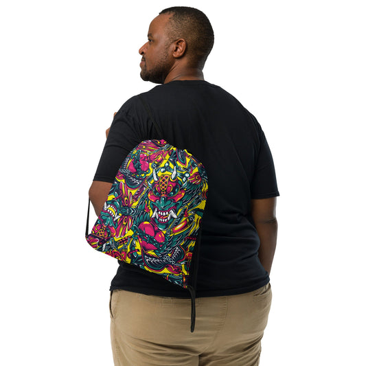 Kabuki Chaos CAMO Drawstring Bag - Bags