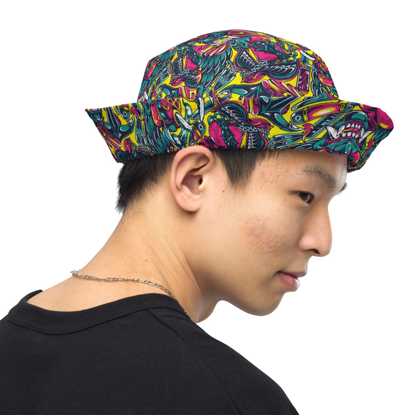 Kabuki Chaos CAMO Reversible bucket hat - Bucket Hats