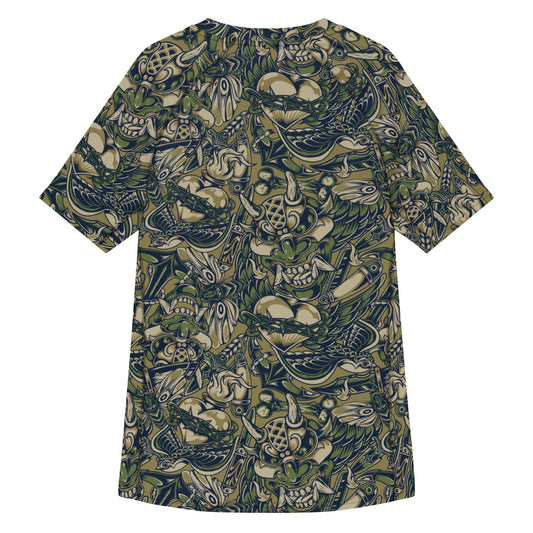 Kabuki Phantom Multi-terrain CAMO Mens Short-Sleeve Rash Guard - Short-sleeve Guards