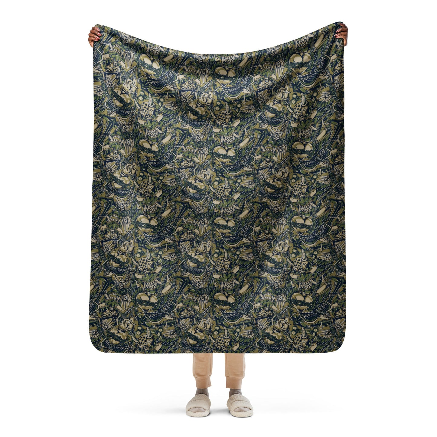 Kabuki Phantom Multi-terrain CAMO Sherpa blanket - 50″×60″ - Blanket