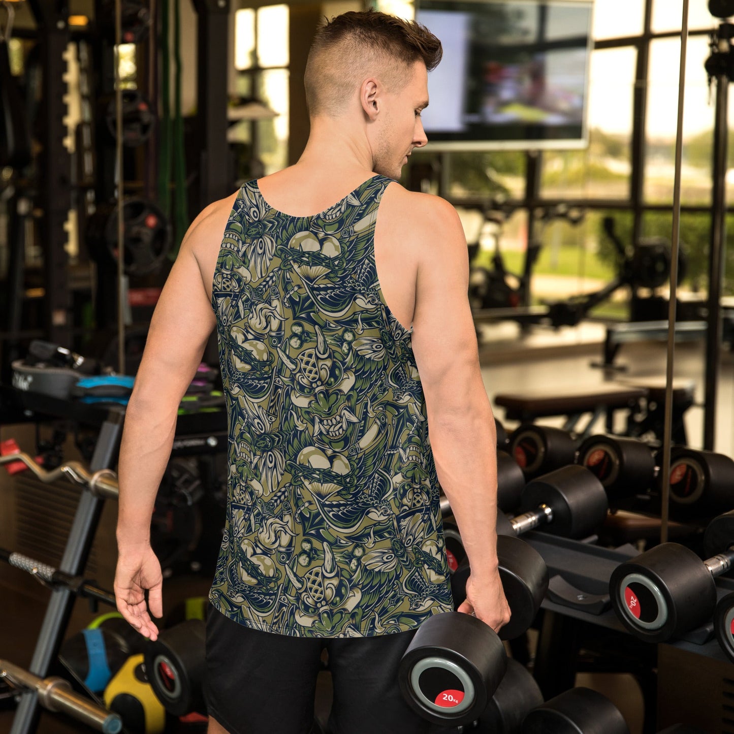 Kabuki Phantom Multi-terrain CAMO Unisex Tank Top - Tops
