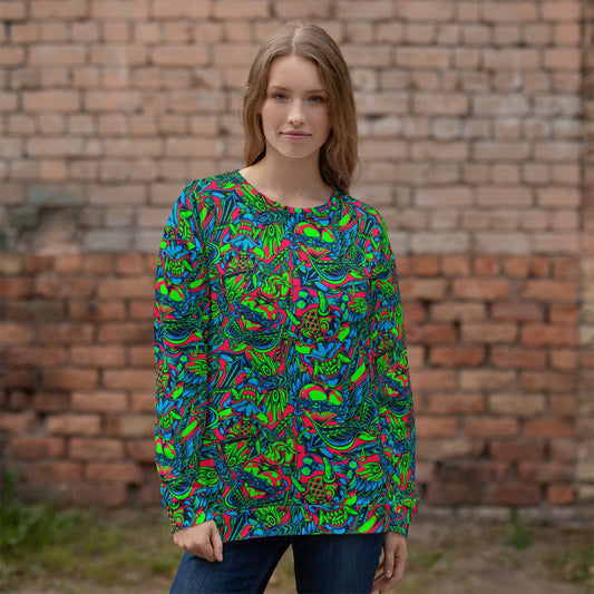 Kabuki Phantom Neon CAMO Unisex Sweatshirt - Sweatshirts