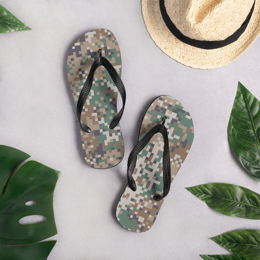 Latvian LATPAT CAMO Flip-Flops