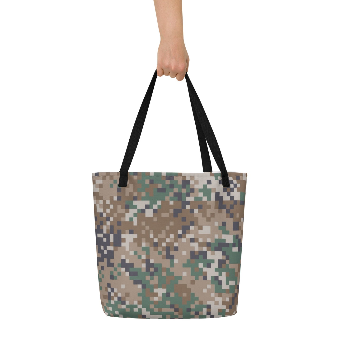 Latvian LATPAT CAMO Large Tote Bag