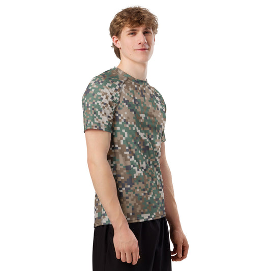 Latvian LATPAT CAMO Mens Short-Sleeve Rash Guard