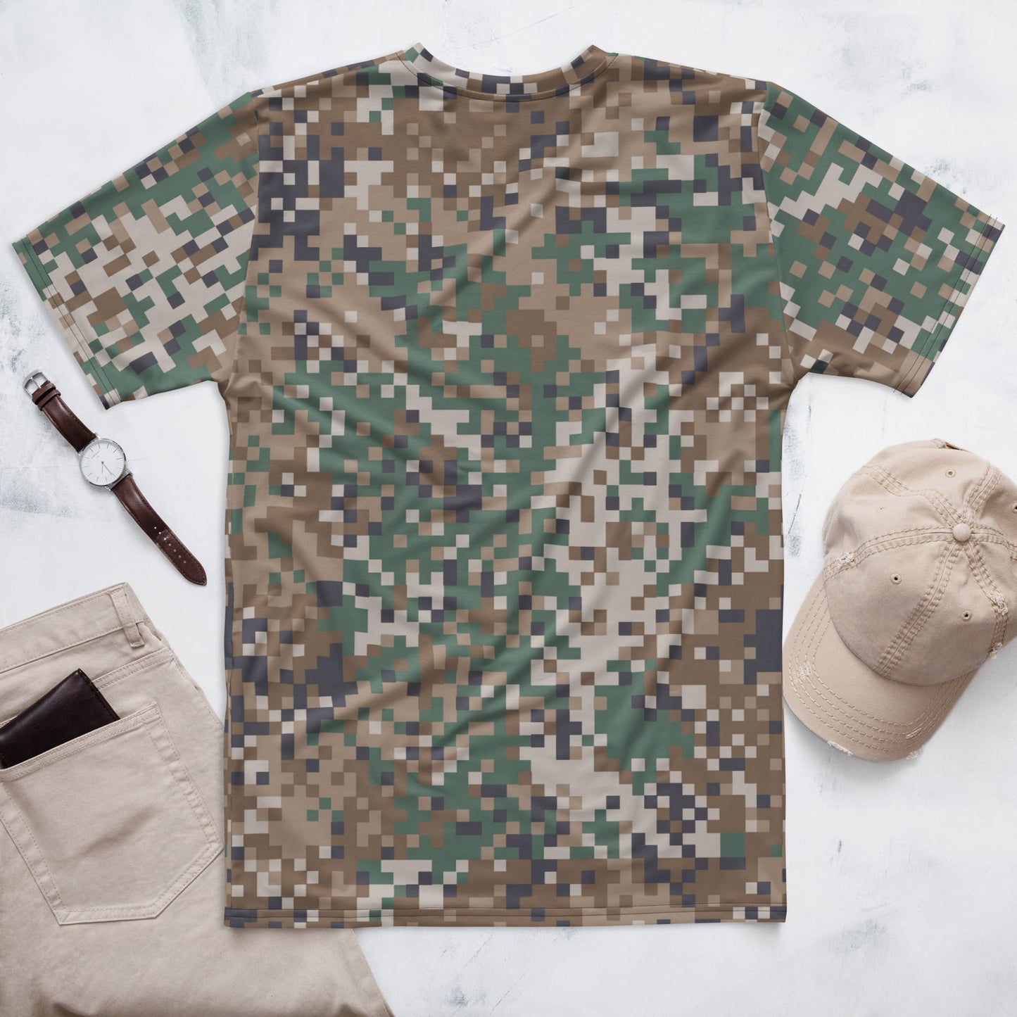 Latvian LATPAT CAMO Mens T-Shirt