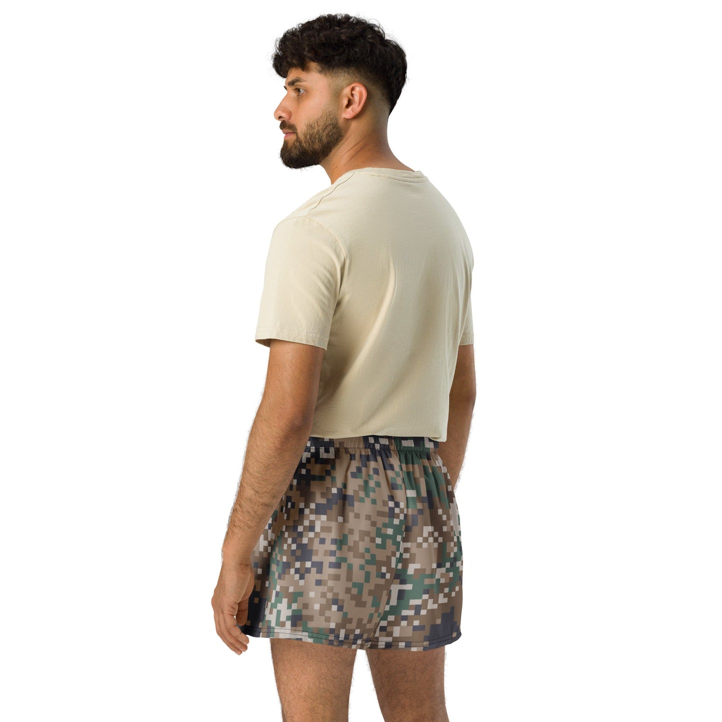 Latvian LATPAT CAMO Unisex Athletic Shorts