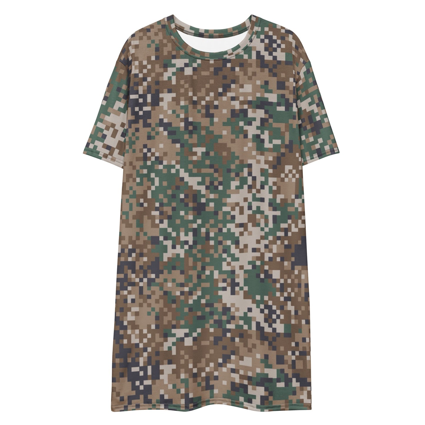 Latvian LATPAT CAMO Womens T-Shirt Dress