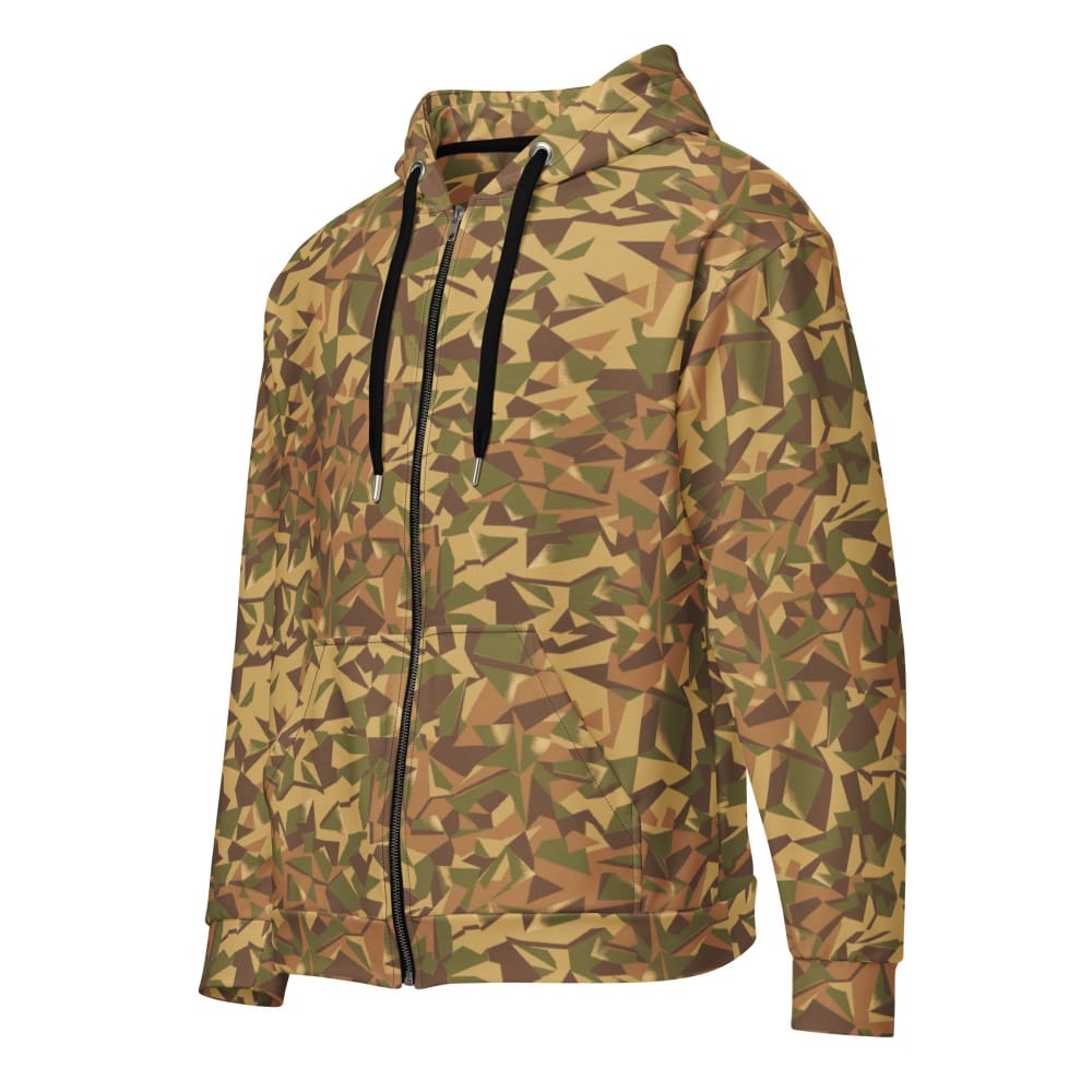 Latvian WoodLatPat CAMO Unisex zip hoodie - 2XS