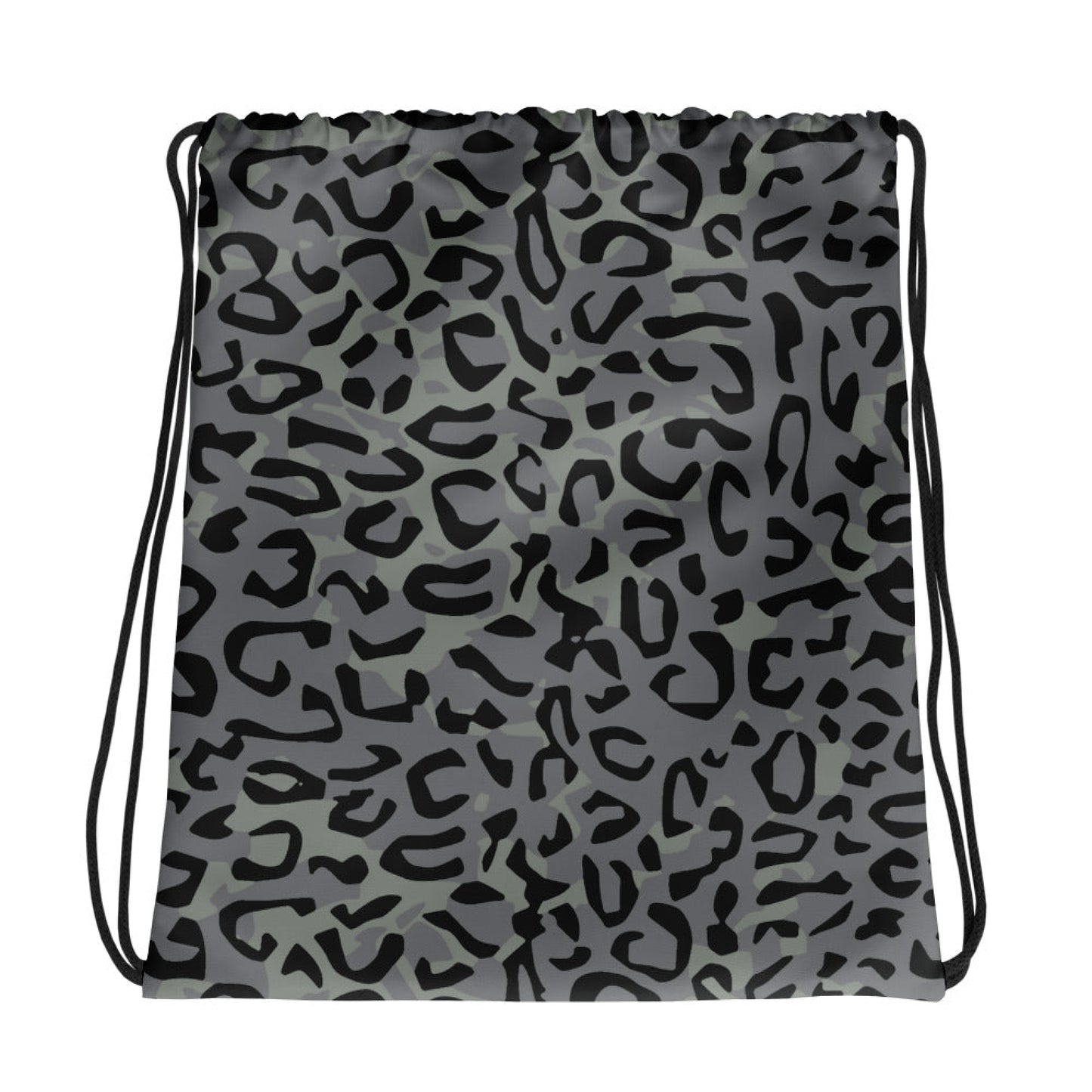 Leopard Spot Grey CAMO Drawstring Bag - Bags