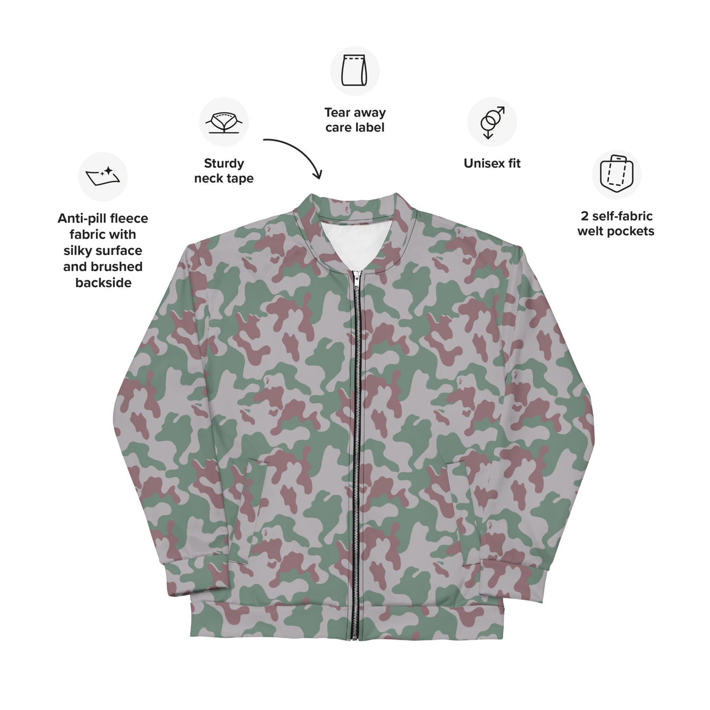Lithuanian Amoeba CAMO Unisex Bomber Jacket - Jackets
