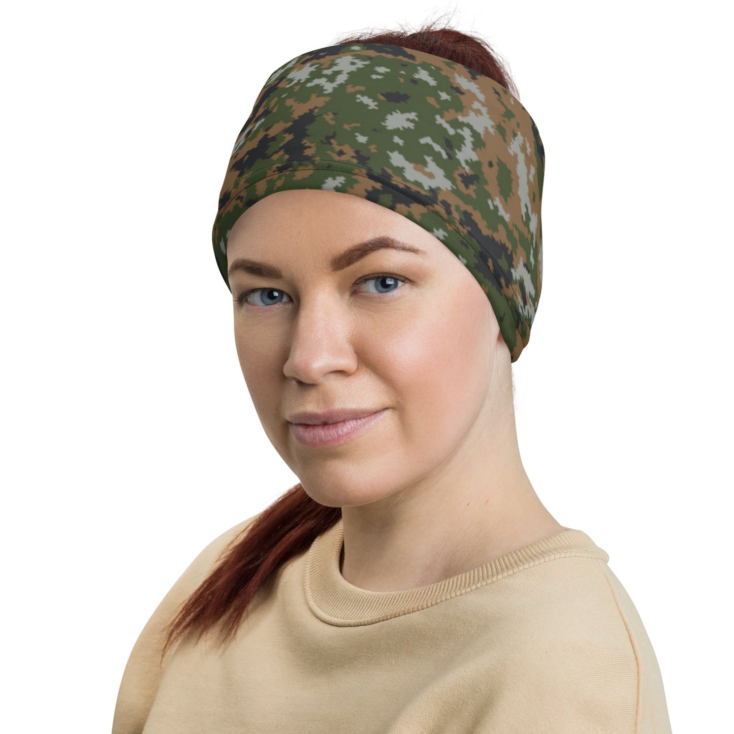 Luxembourg Waldtarndruck CAMO Neck Gaiter Gaiters