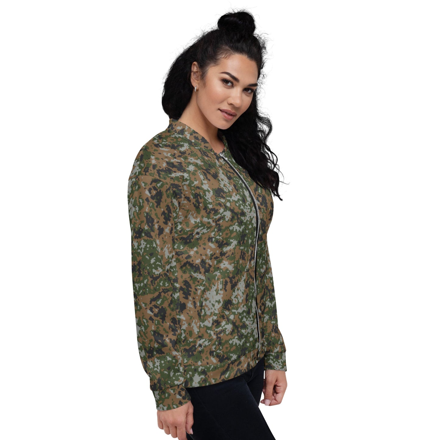 Luxembourg Waldtarndruck CAMO Unisex Bomber Jacket - Jackets