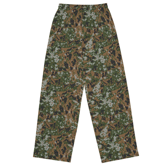 Luxembourg Waldtarndruck CAMO unisex wide-leg pants - Wide-leg Pants