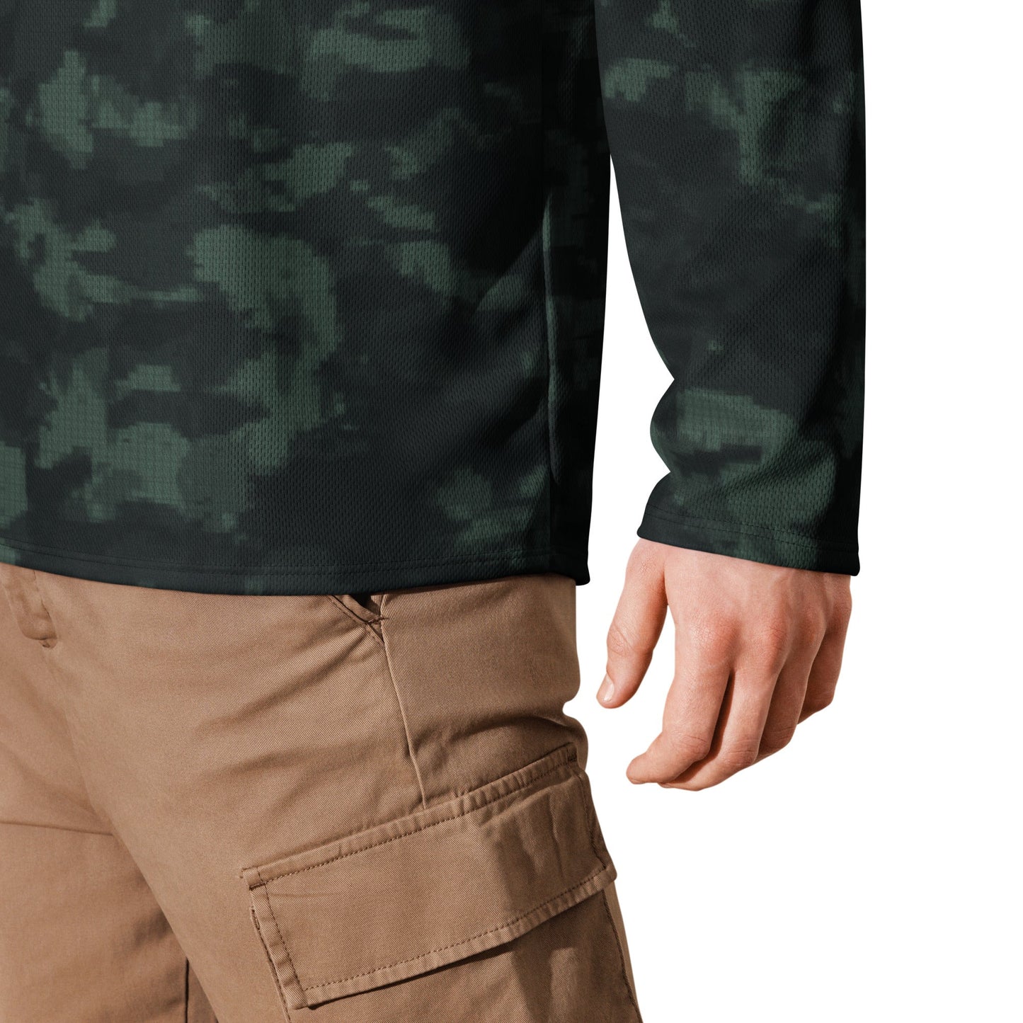 Metal Gear Solid (MGS) Night Desert CAMO hockey fan jersey - Hockey Jerseys