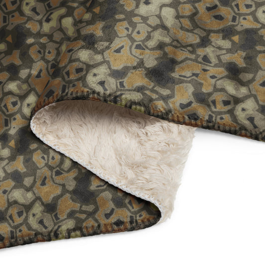 Metal Gear Solid (MGS) Rock CAMO Sherpa blanket - Blankets