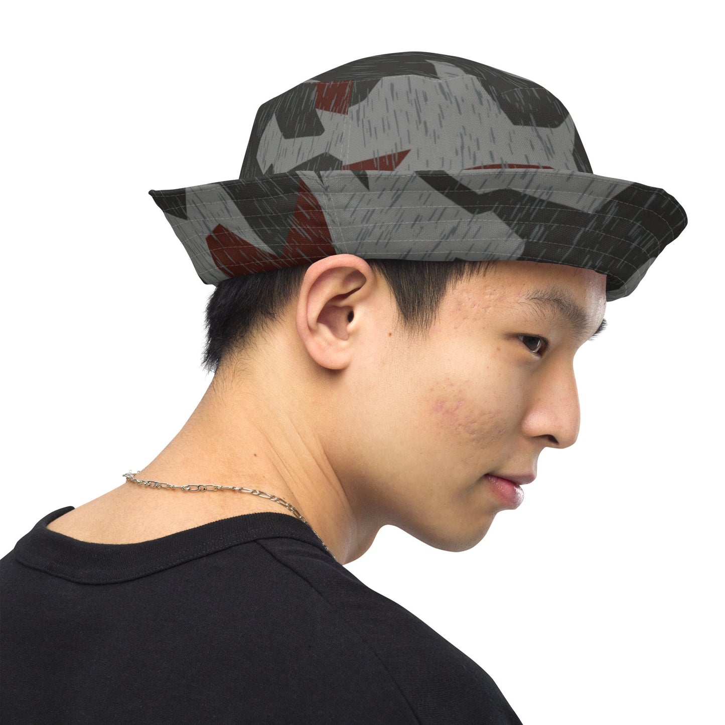 Metal Gear Solid (MGS) Splittermuster Rain Autumn CAMO Reversible bucket hat - Bucket Hats