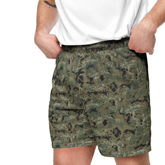 Mexican Army Digital Woodland CAMO Unisex mesh shorts - Mesh Shorts