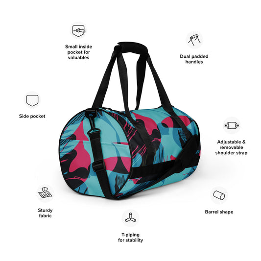 Miami Brushstroke CAMO gym bag - Gym Bags