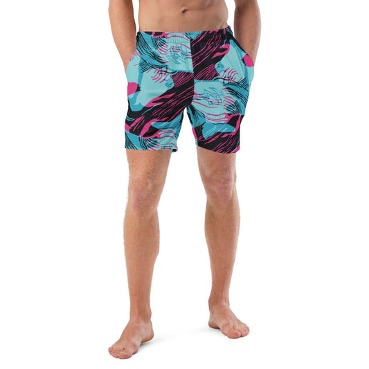 Miami Brushstroke CAMO Men’s swim trunks - 2XS - Mens Swim Trunks