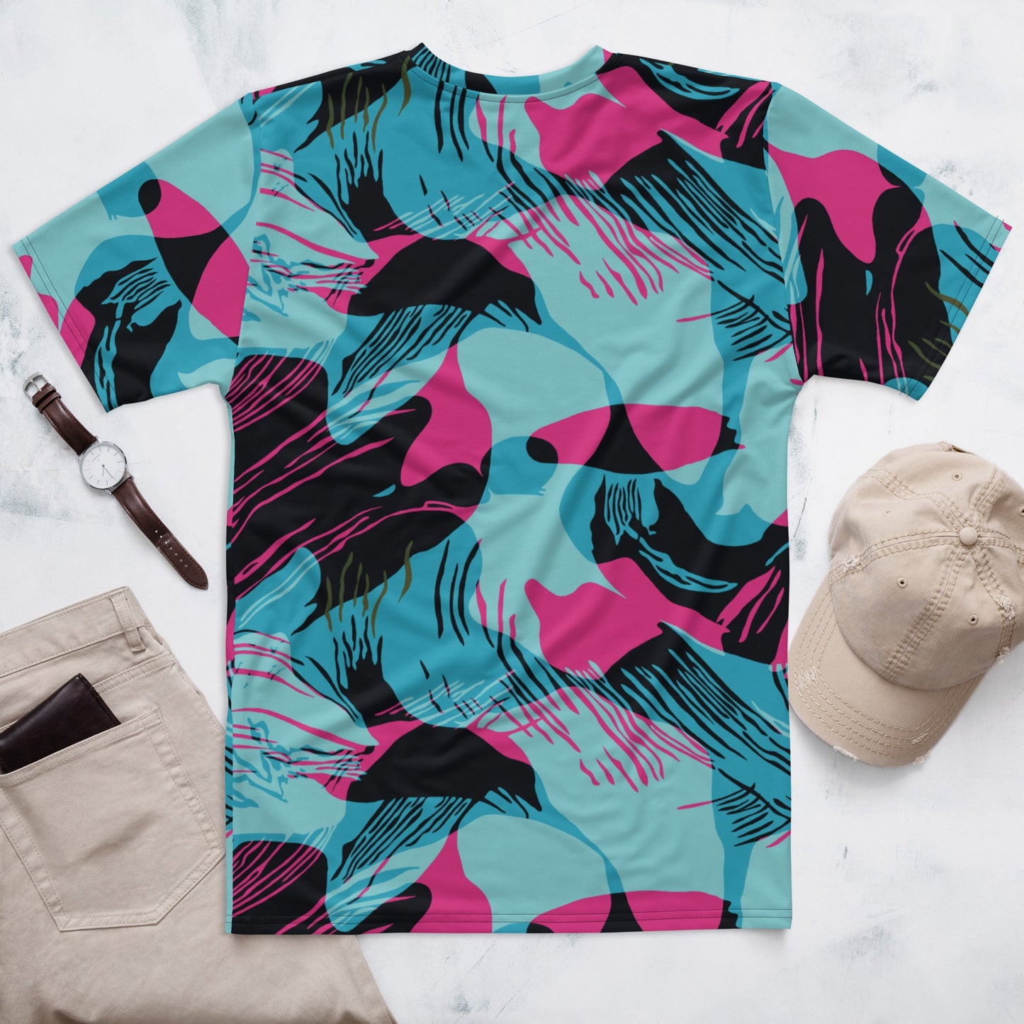 Miami Brushstroke CAMO Mens t-shirt - T-Shirts