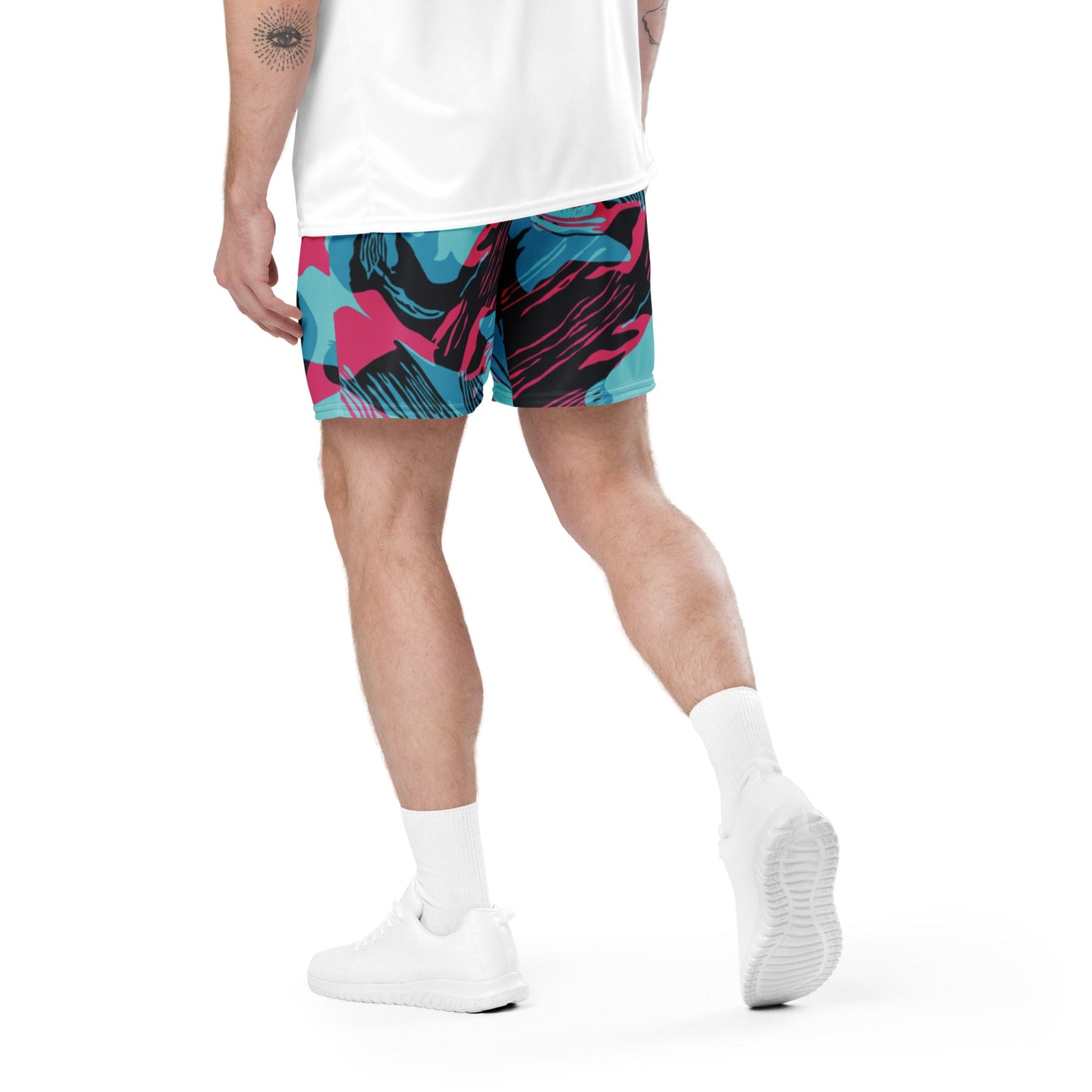 Miami Brushstroke CAMO Unisex mesh shorts Mesh Shorts