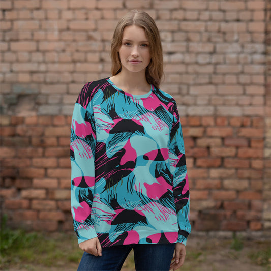 Miami Brushstroke CAMO Unisex Sweatshirt - Sweatshirts