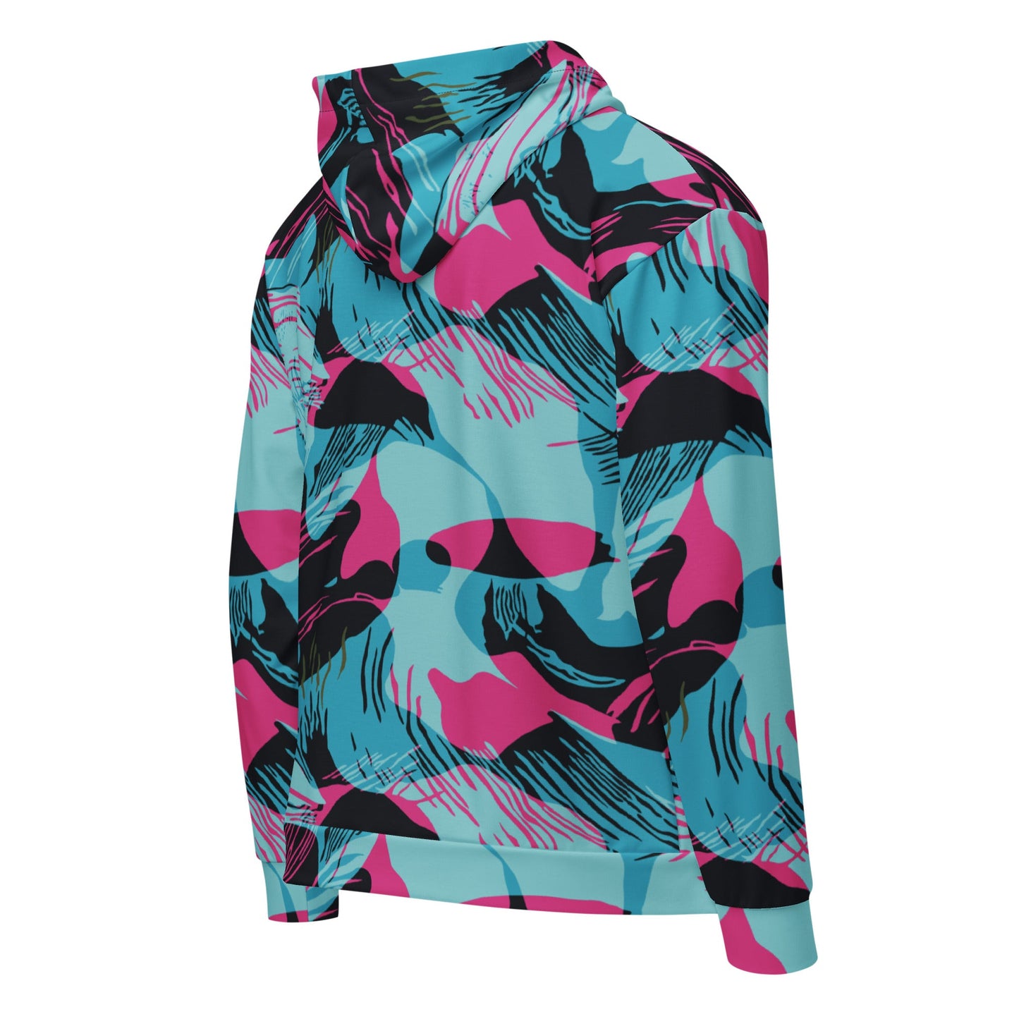 Miami Brushstroke CAMO Unisex zip hoodie - Zip Hoodies
