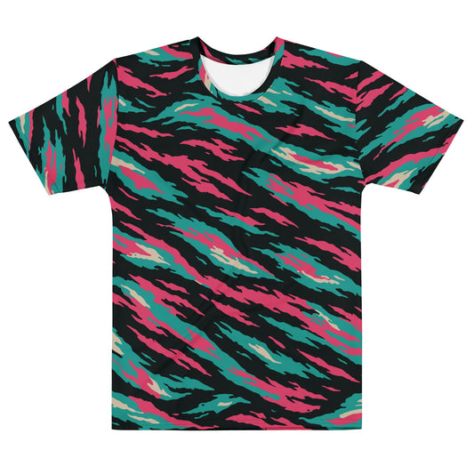 Miami Lizard CAMO Mens cotton crew neck t-shirt - Cotton T-Shirts