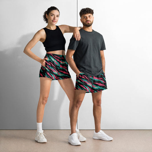 Miami Lizard CAMO Unisex Athletic Shorts
